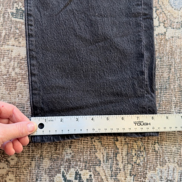 Madewell The Curvy '90s Straight Jean • size 29 • Faded Black • NWT • NM273 - Picture 14 of 15